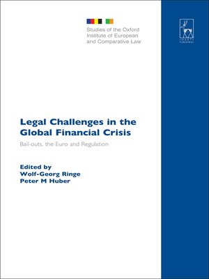 cover image of Legal Challenges in the Global Financial Crisis